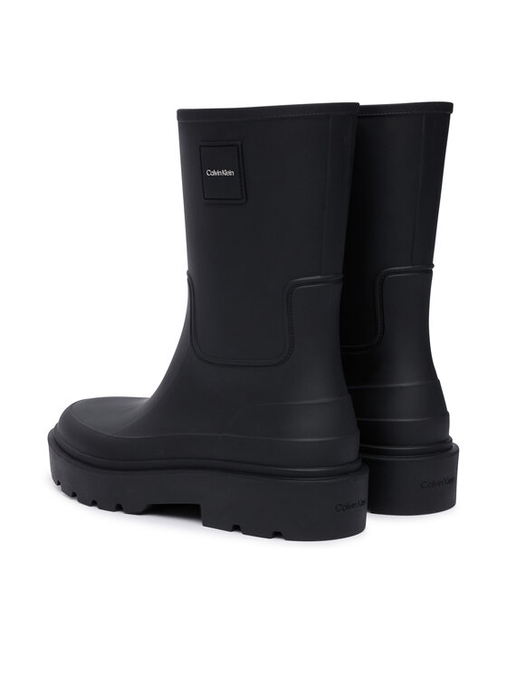 Calvin Klein Gumáky Calvin Klein Combat Rain Boot HM0HM02243 Čierna