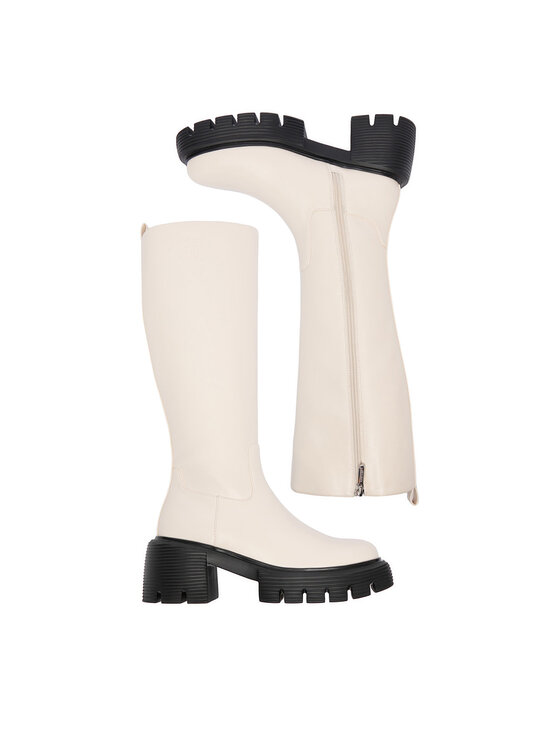 Nine West Чоботи Nine West CEO-SUMAYA-01 Écru
