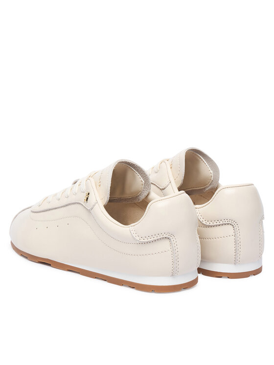 Tommy Hilfiger Αθλητικά Tommy Hilfiger Bella Sneaker Leather FW0FW09495 Κρεμ