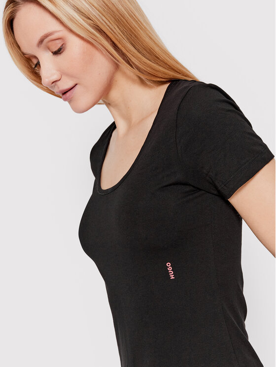 HUGO HUGO Комплект футболок Twin 50469660 Чорний Regular Fit