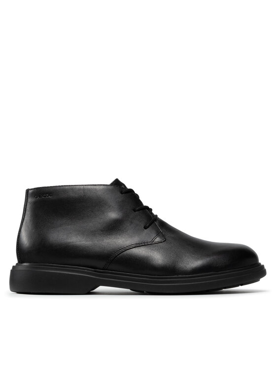 Geox Gležnjarji Geox U Ottavio U16DCB 00043 C9999 Črna