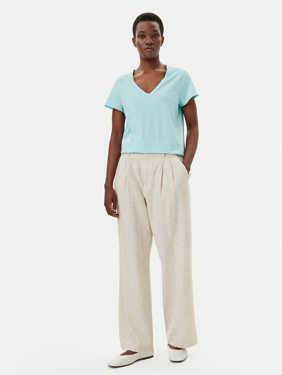 Gap Gap Majica 723631-06 Zelena Regular Fit