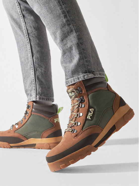 Fila Ορειβατικά παπούτσια Fila Grunge Ii Cvs Mid FFM0267.73079 Καφέ