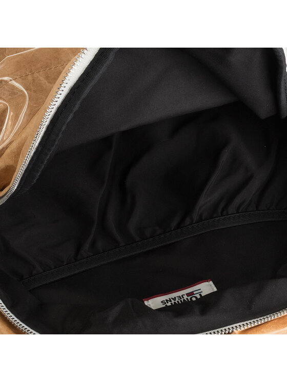 Tommy Jeans Ruksak Tommy Jeans Tjm Logo Tape Coated Backpack AM0AM04976 Hnedá