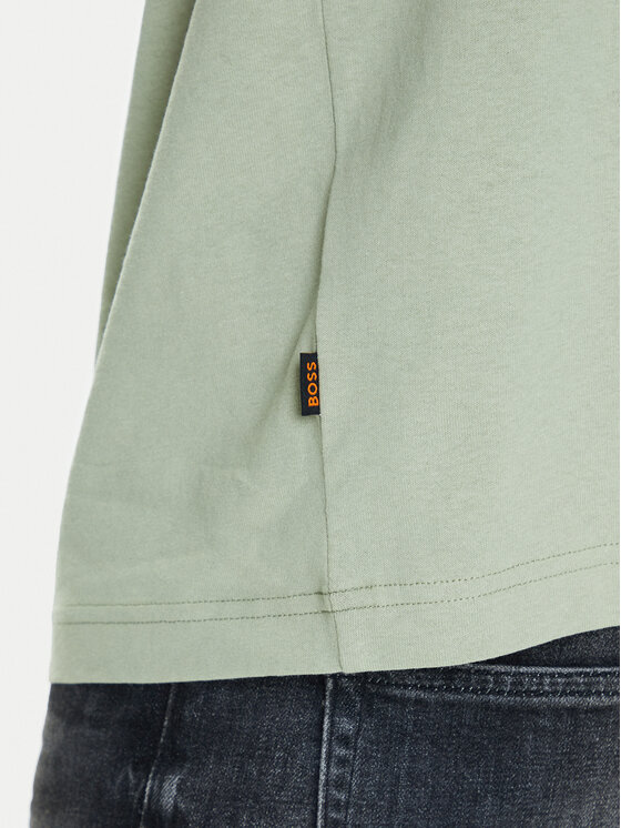 BOSS BOSS T-shirt Te_Voyage 50546370 Zelena Relaxed Fit