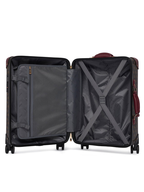 Guess Maleta de cabina Guess Latona Travel TWLQ92 11983 Marrón