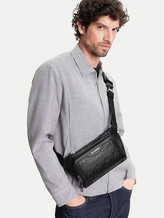 KARL LAGERFELD Torbica oko struka﻿ KARL LAGERFELD A1M30004 Crna