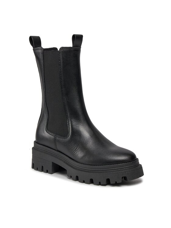 Tamaris Kotníková obuv s elastickým prvkem Tamaris 1-25498-41 Černá