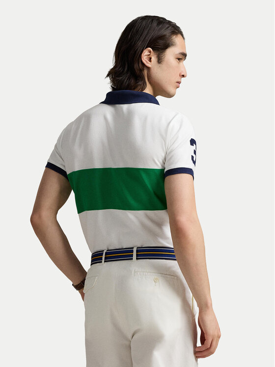 Polo Ralph Lauren Polo Ralph Lauren Polo 710969619001 Bianco Custom Slim Fit