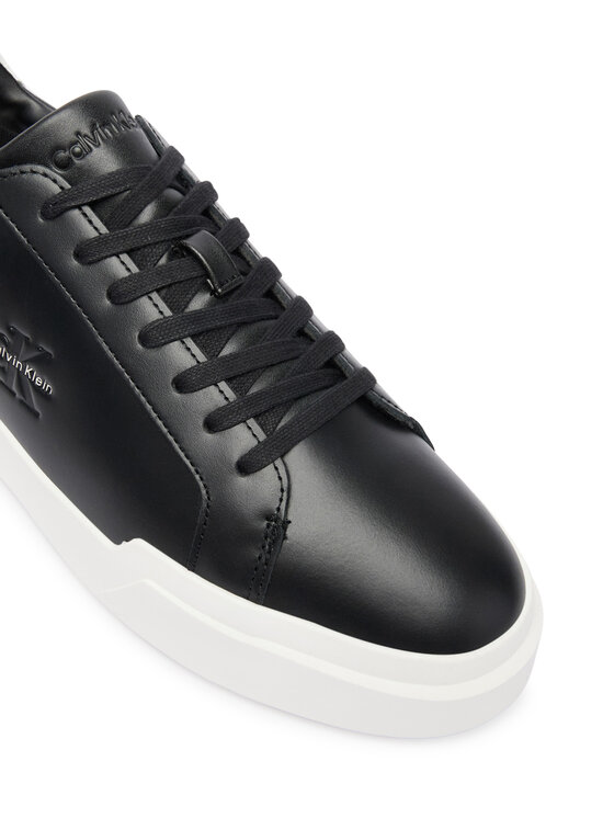 Calvin Klein Laisvalaikio batai Calvin Klein Chunky Cupsole Laceup Lth YM0YM01344 Juoda