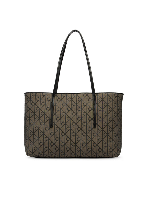 Calvin Klein Τσάντα Calvin Klein Emblem Trio Pebble Shoulder Bag LV04F3750G Καφέ