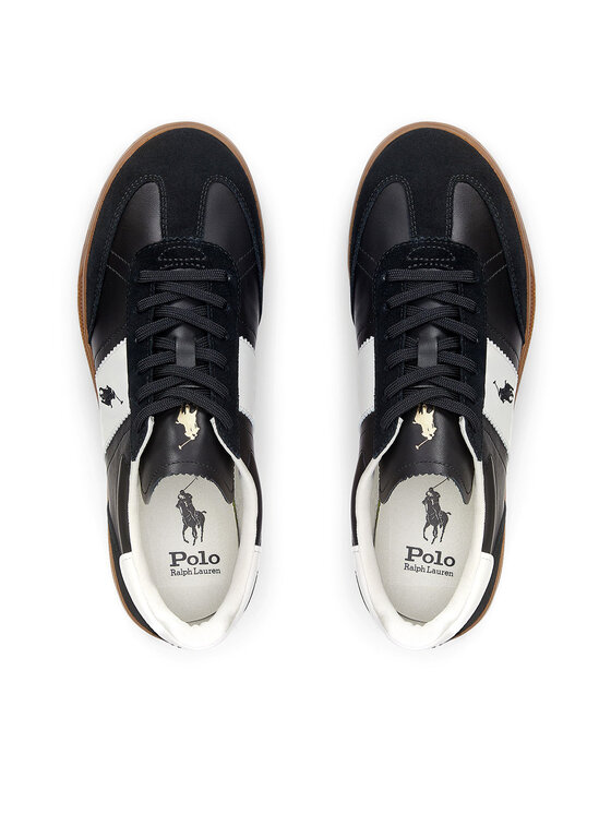 Polo Ralph Lauren Sneakersy Polo Ralph Lauren Heritage Aera 809956119001 Černá