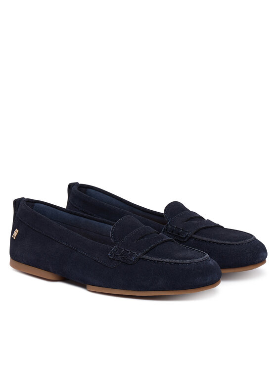 Tommy Hilfiger Mokasíny Tommy Hilfiger Th Flex FW0FW09507 Tmavomodrá