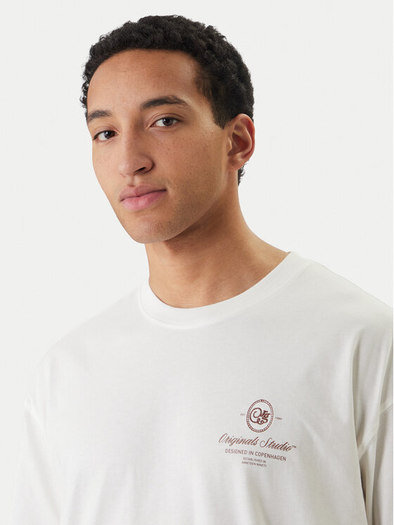 Jack & Jones Jack & Jones Camiseta Niagara 12293422 Écru Regular Fit