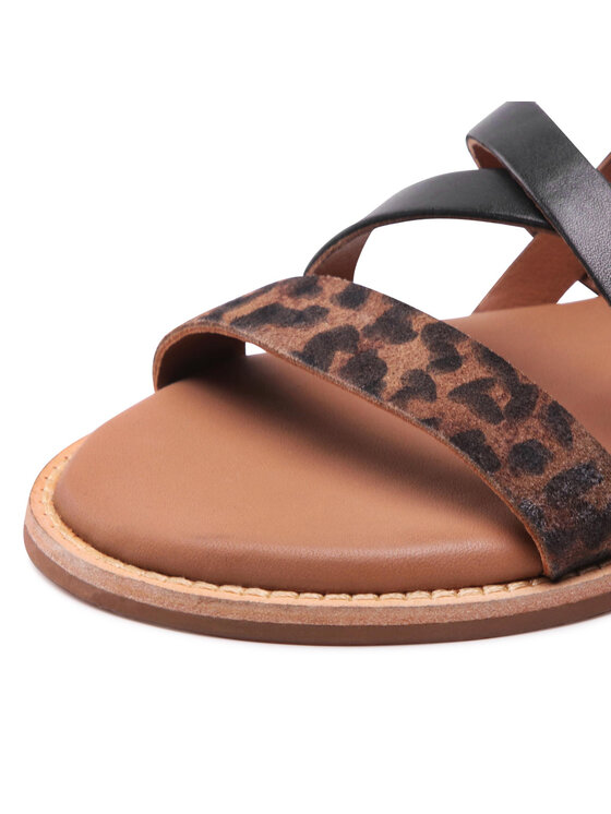 Clarks Sandały Clarks Karsea Sun 261660304 Czarny