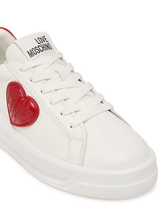 LOVE MOSCHINO Снікерcи LOVE MOSCHINO JA15235G1PIAQ10A Білий