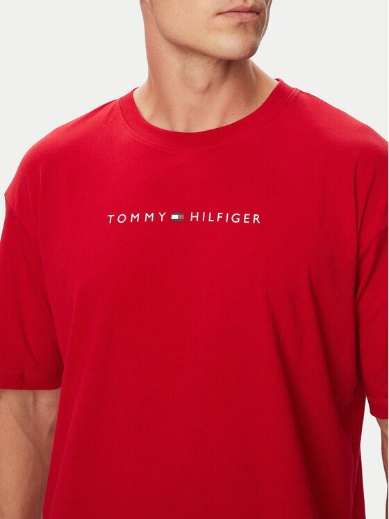 Tommy Hilfiger Tommy Hilfiger Camiseta UM0UM03685 Rojo Relaxed Fit