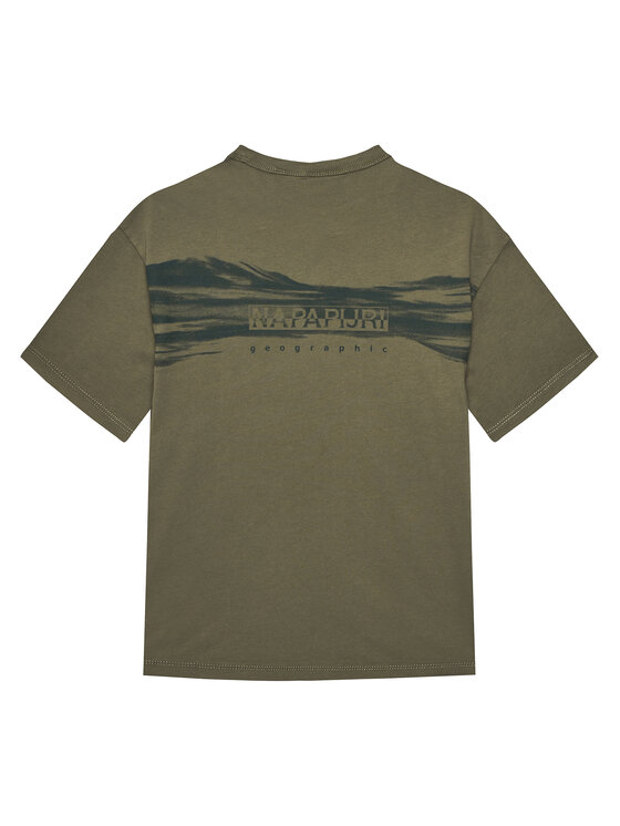 Napapijri Napapijri Camiseta S-Ahr NP0A88ZO D Verde Regular Fit