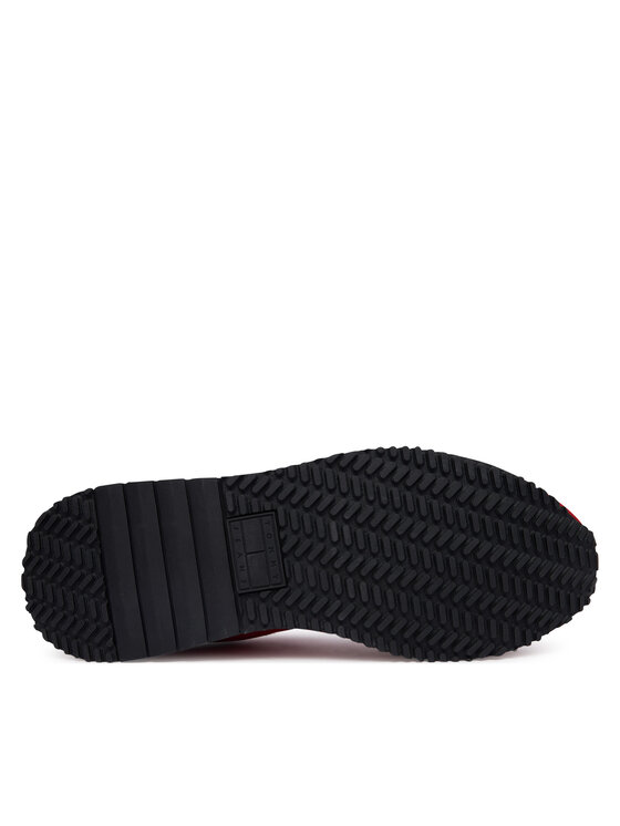 Tommy Jeans Laisvalaikio batai Tommy Jeans Tjm Eva Runner Mix Material EM0EM01737 Raudona