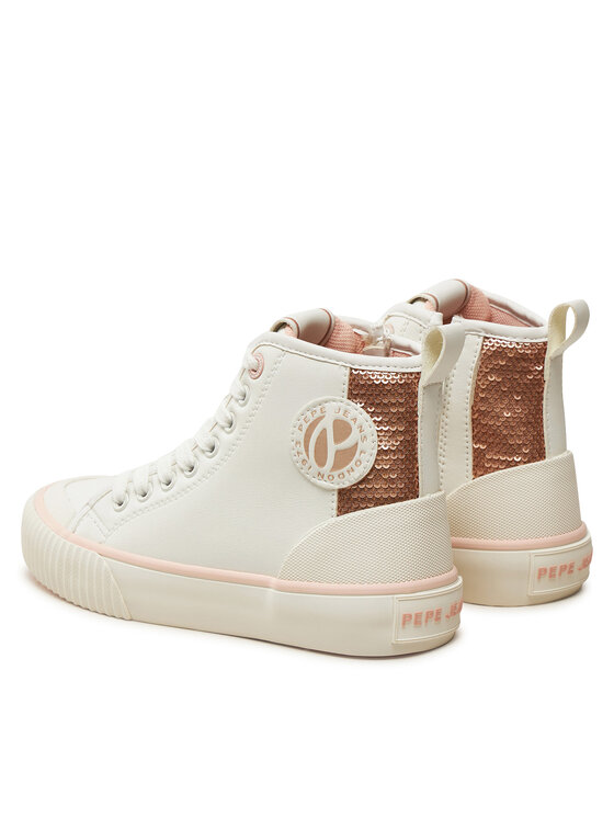 Pepe Jeans Кеди Pepe Jeans Ottis Young G PGS30608 Білий
