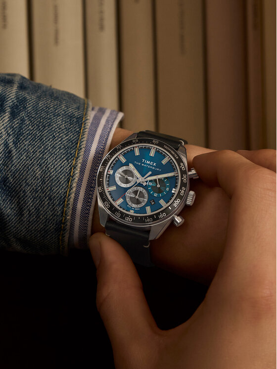 Timex Hodinky Timex Waterbury TW2Y18600 Čierna