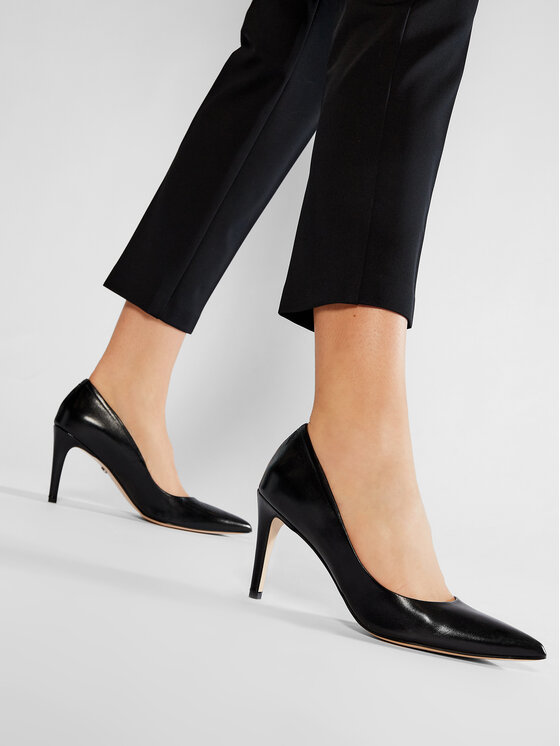 Solo Femme Pantofi cu toc subțire Solo Femme 75403-88-A19/E45-04-00 Negru