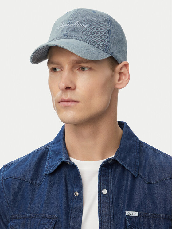 Guess Jeans Kepurė su snapeliu Guess Jeans M6GZB4 WF8V1 Mėlyna