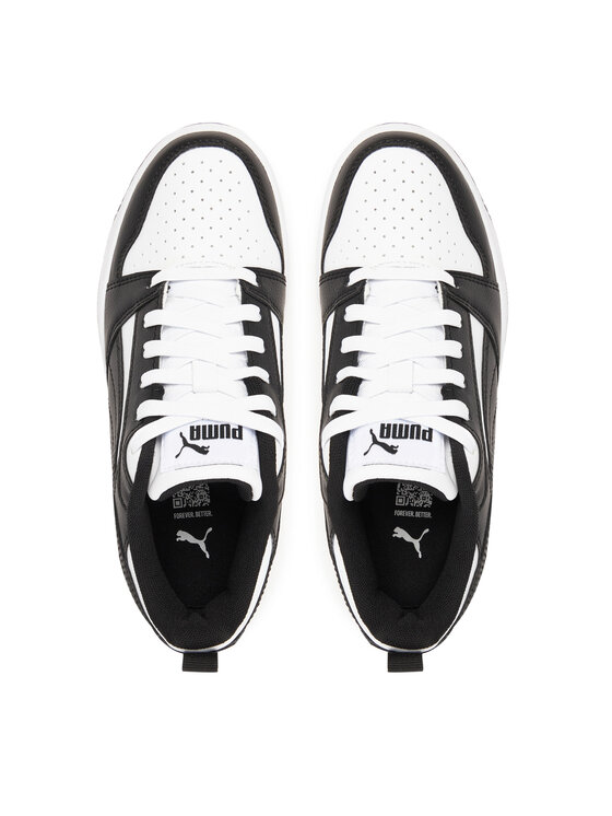 Puma Снікерcи Puma Rebound V6 Lo Jr 393833 01 Білий