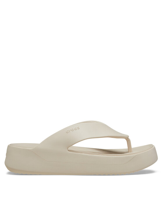 Crocs В'єтнамки Crocs Getaway Platform Flip 209410 Бежевий