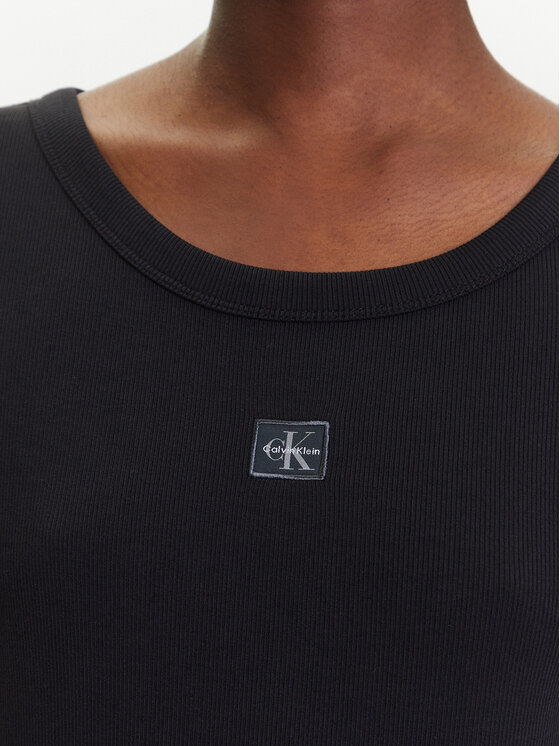 Calvin Klein Jeans Calvin Klein Jeans Marškinėliai LV047C200G Juoda Slim Fit