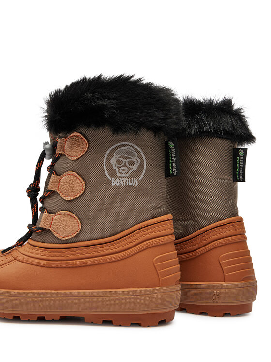 Boatilus Sniega zābaki Boatilus Nippy 02 Sint. Leather Boot NN02 VAR.41NR Oranžs