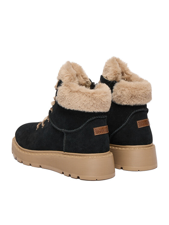 Rieker Šnurovacia obuv Rieker CEO-70402-00 Čierna