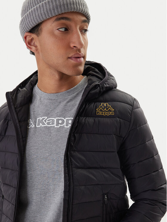 Kappa Kappa Демісезонна куртка Logo Astrom 34243TW Чорний Slim Fit