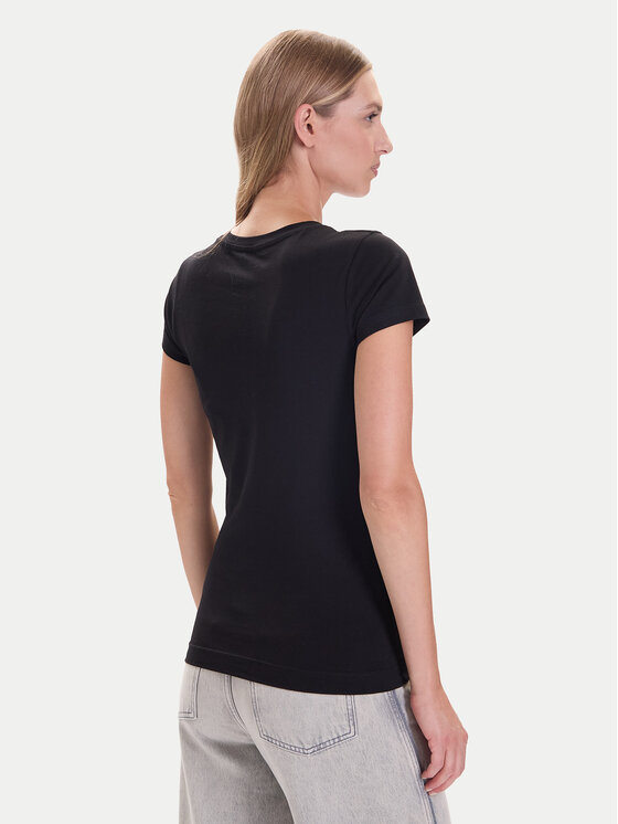 Guess Guess Camiseta W5BI28 J1314 Negro Slim Fit