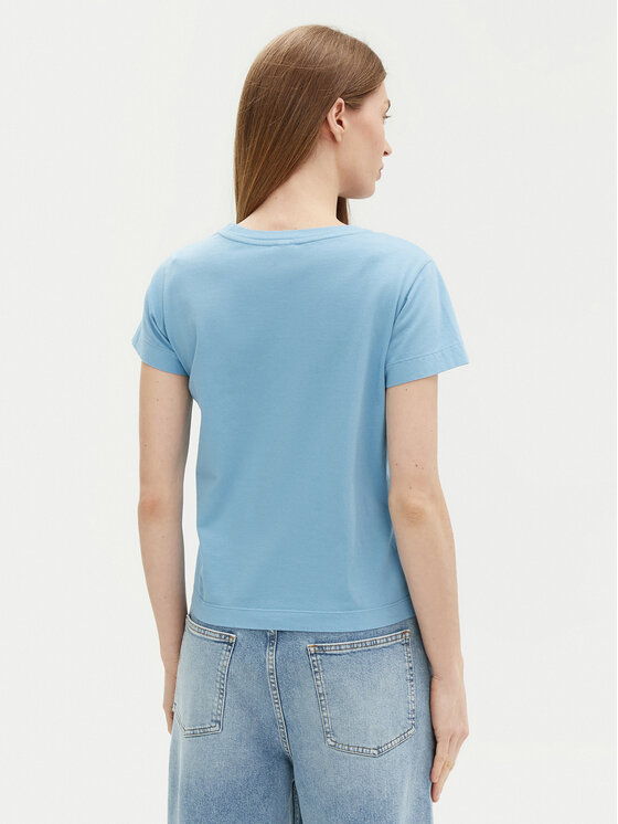 PINKO PINKO Футболка Basico 100373 Голубий Regular Fit