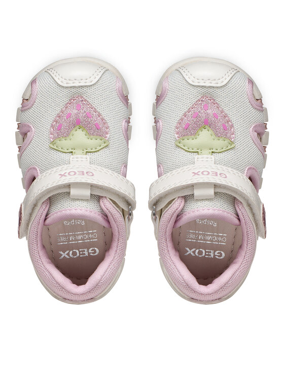 Geox Basutės Geox B Sandal Iupidoo Gir B6517B 054GN C0406 Balta