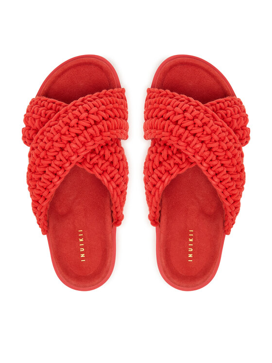 Inuikii Шльопанці Inuikii Woven 1004.003.0062 Червоний