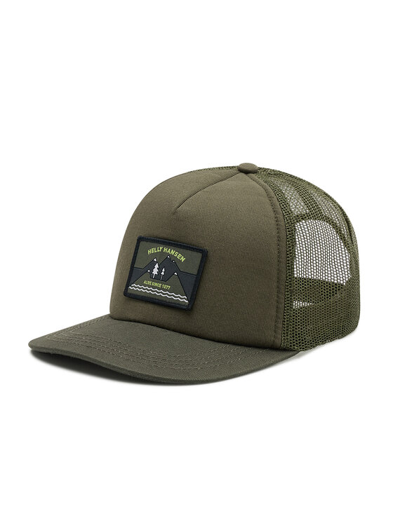 Helly Hansen Șapcă Helly Hansen Flatbrim Trucker 67155 Verde