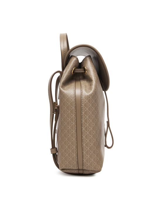 Calvin Klein Nahrbtnik Calvin Klein Emblem Aop Mini Backpack LV04F3507G Bež