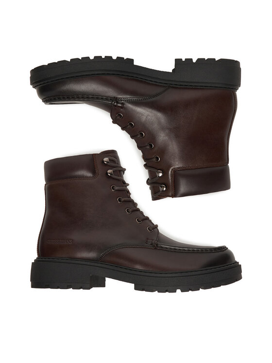 Guess Jeans Botines planos Guess Jeans EO-DAXTON-01 125AM Marrón oscuro