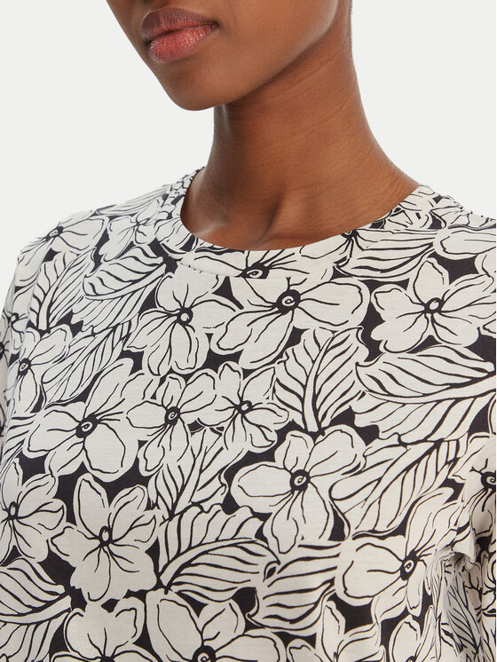 Weekend Max Mara Weekend Max Mara Camiseta Bussola 2615971022 Negro Regular Fit