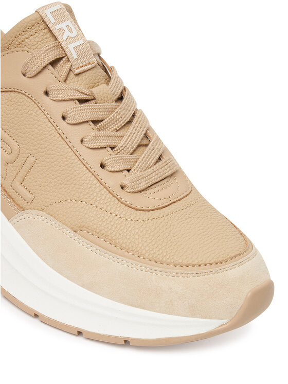 LAUREN RALPH LAUREN Sneakersy LAUREN RALPH LAUREN 802974376001 Béžová