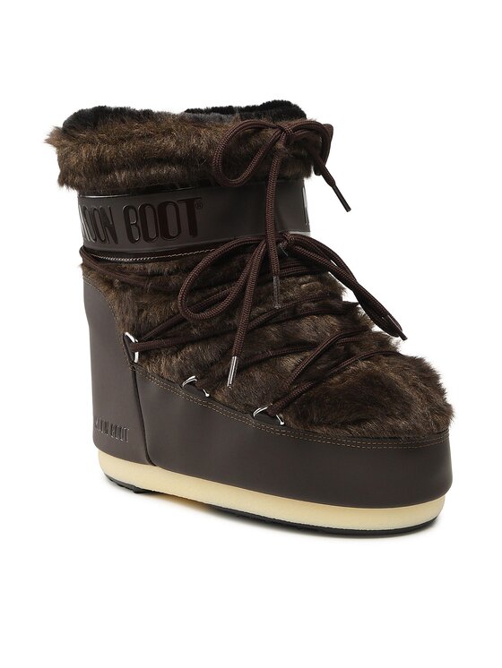 Moon Boot Апрески Moon Boot Icon Low Faux Fur 14093900003 Кафяв