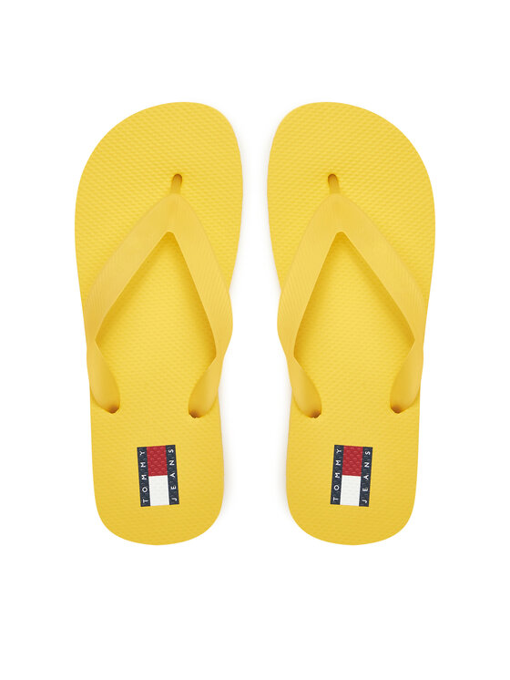 Tommy Jeans Chancletas Tommy Jeans Tjw Logo Flip Flop EN0EN02447 Amarillo
