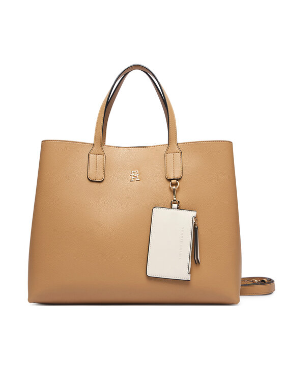 Tommy Hilfiger Torebka Tommy Hilfiger Th Icon Satchel AW0AW18723 Khaki