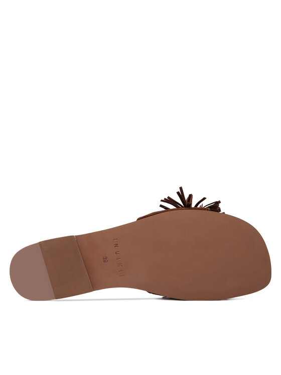 Inuikii Шльопанці Inuikii Fringes Flower 1014.003.0031.150 Коричневий