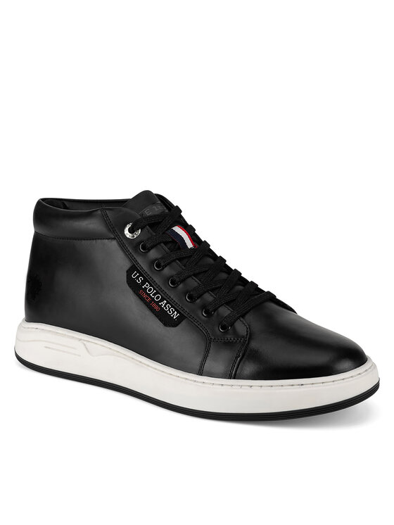 U.S. Polo Assn. Черевики U.S. Polo Assn. BASKET001M/DL1 Чорний