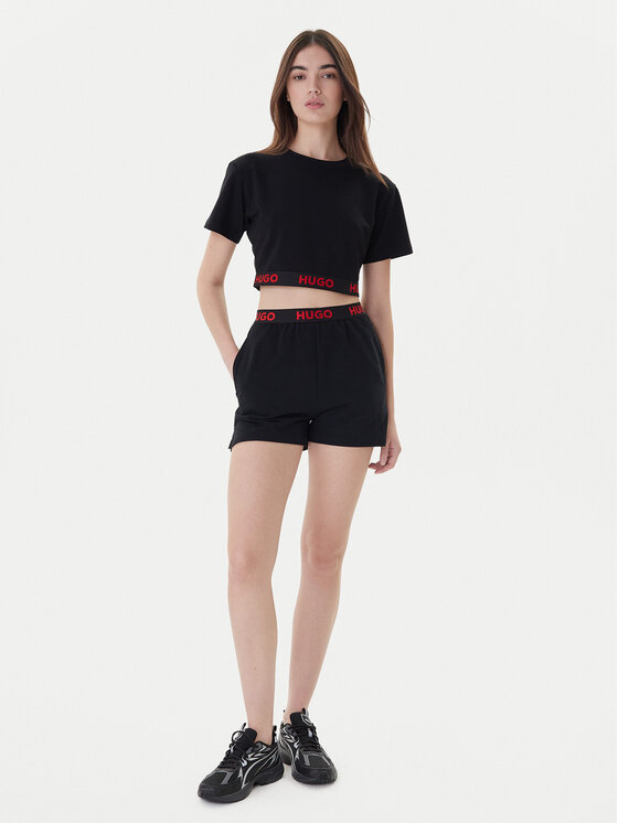 HUGO Hugo T-shirt Logo 50520497 Nero Relaxed Fit