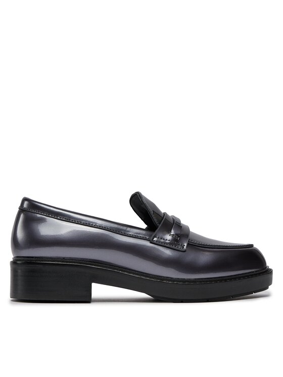 Calvin Klein лоуфъри с дебела подметка Calvin Klein Rubber Sole Loafer W/Hw - Pearl HW0HW02002 Черен