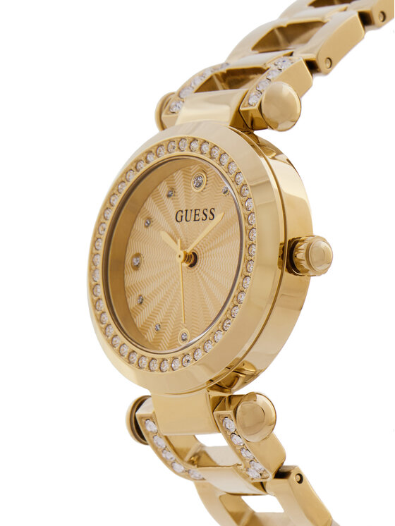 Guess Ročna ura Guess Ginger GW0869L4 Zlata